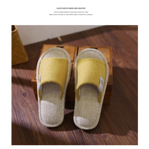スリッパ 綿麻 レディース メンズ 夏用 ルームシューズ カップル ペアルック 来客用 おしゃれ 在庫一掃売り切りセール 軽量 室内用 男女兼用 春夏秋 快適