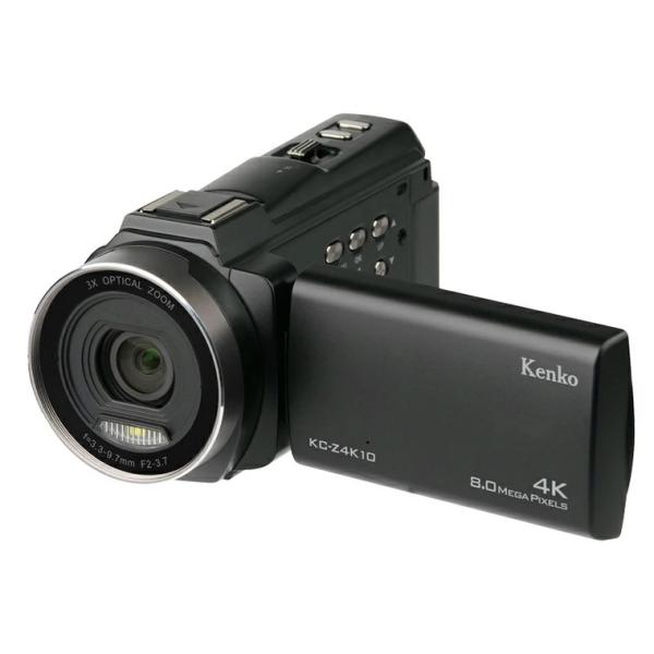 ケンコートキナ デジタルビデオカメラ KC-Z4K10 予備バッテリー付