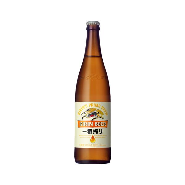 KIRIN BEER 一番搾り（生）瓶ビール　お値下げ キリン（KIRIN） キリン一番搾り大瓶 633mL 1ケース（20本入/ 箱・瓶代