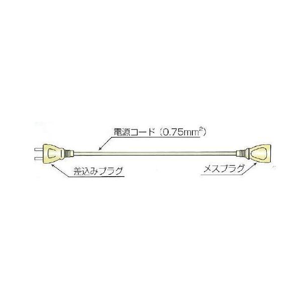 延長コード　1.0m　山清電気