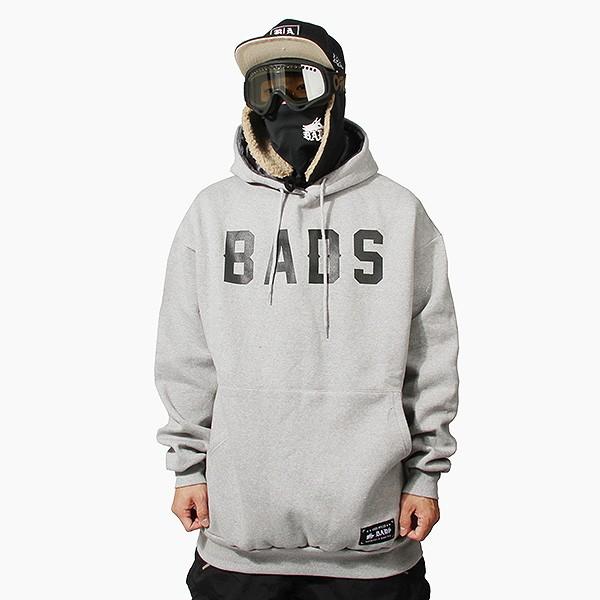 ダボ感 BADS バダス Hunter Hood Grey グレー ビッグサイズ XL 2XL 3XL