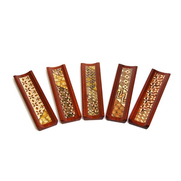 寄木細工　小皿　セット 寄木細工 小皿 セット 寄せ木の小皿 Φ12cm 2枚セット | iichi