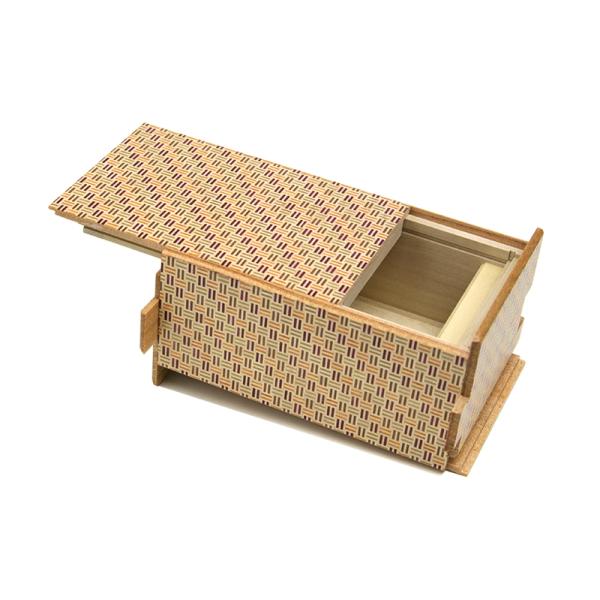 秘密箱21＋1回仕掛け 5寸 二崩し : 箱根寄木細工 - 通販 - Yahoo