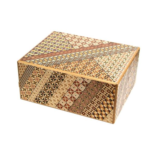 d*3様 箱根寄木細工　秘密箱５4回仕掛け 箱根寄木細工 秘密箱（からくり箱）54回仕掛け（難関）6寸