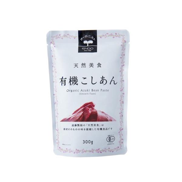 本品2ヶまでメール便対応※メール便ご希望の場合は配送方法の変更にて「メール便（日本郵政）」をお選びください。手順がご不明の場合はご連絡ください。有機砂糖、有機小豆で作った有機JAS認定の低糖度のこしあんです。桜もち、どら焼きなど、ご家庭で使...