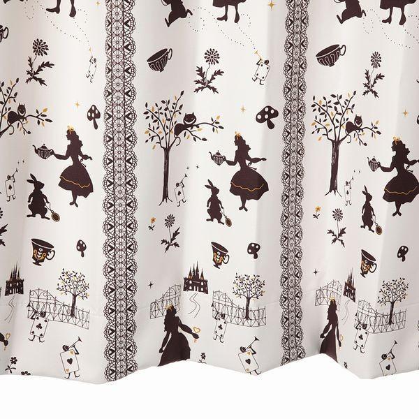 カーテン 北欧 アリス柄 遮光カーテン アイボリー 幅100cm 丈230cm2枚 Kk 373iv 100 230 カーテン選びの案内人 通販 Yahoo ショッピング