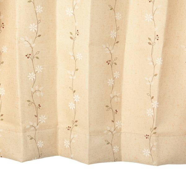 幅101から200cm】【丈51から80cm】プリーツが綺麗なオーダーカーテン