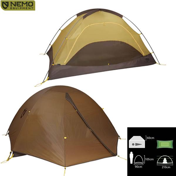 新品　NEMO ニーモ アトム 1P NM-ATM-1P キャニオン　ブラウン NEMO ニーモ アトム 1P キャニオン キャンプ 山岳 テント 【公式通販】