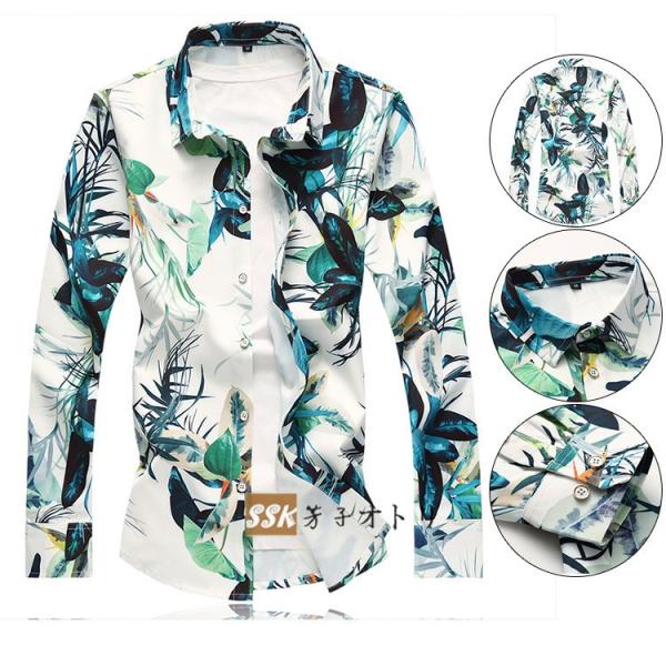 メンズ 柄シャツ 長袖 メンズシャツ ワイシャツ 通販 人気ランキング 価格 Com