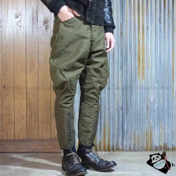 メンズ バイクパンツ コットン ジョッパーズパンツ ス モーター