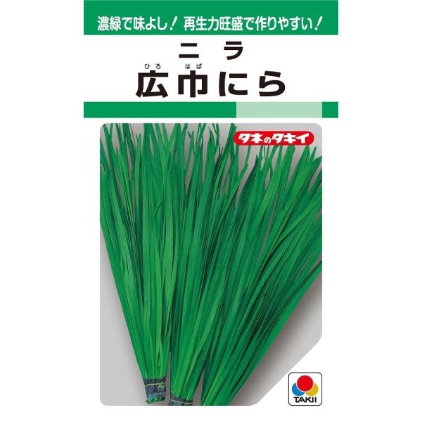 ニラ 広巾にら 1dl 【タキイ種苗】【野菜種子】 : 吉谷農芸Yahoo!店