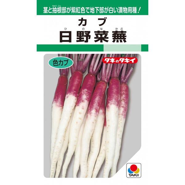 カブ種子　日野菜蕪　15ml　【タキイ種苗】【野菜種子】
