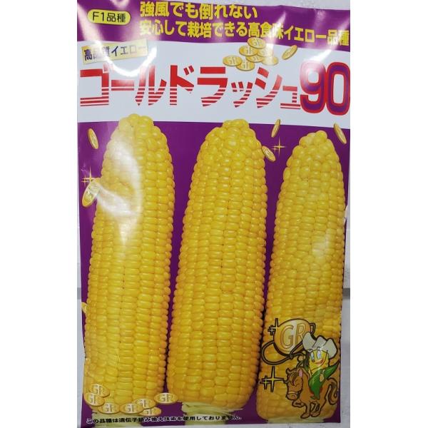 のりしおポテト☆ ゴールドラッシュ90種　2000粒3袋 スイートコーン ゴールドラッシュ（R）86｜種（タネ）,球根,苗