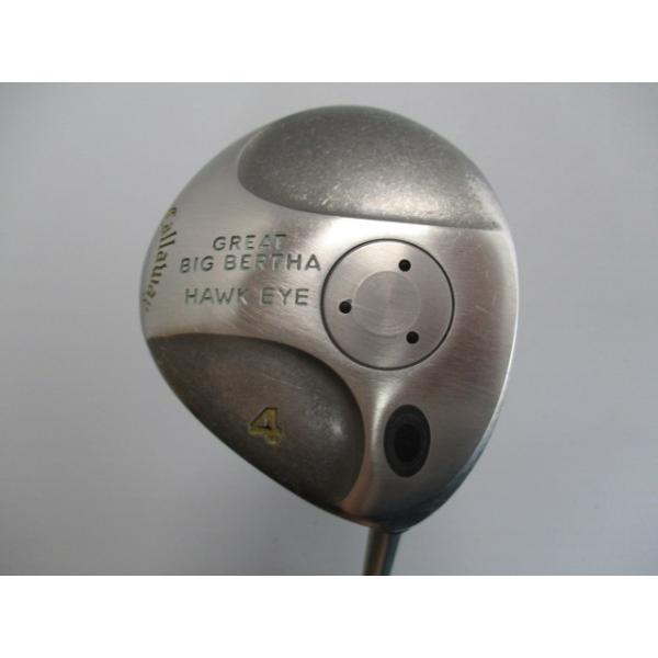 ■種別：レディースフェアウェイウッド　■メーカー：キャロウェイ■モデル：グレートビックバーサホークアイ　■シャフト：GBBホークアイUL（JP)■フレックス：L　■ロフト：16.5■本数：1　■番手：4W■長さ：42　■クラブ重量：314■...