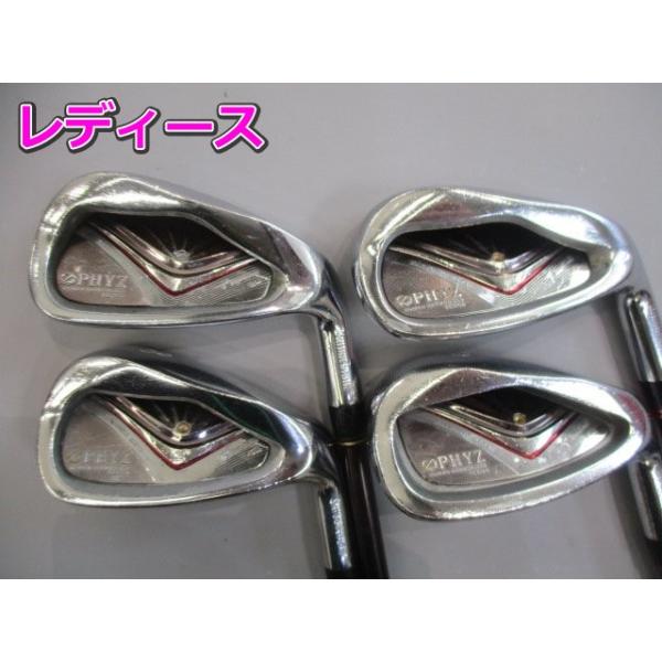 ■種別：レディースアイアン　■メーカー：ブリヂストン■モデル：ツアーステージPHYZ CL　■シャフト：PZ-401I ■フレックス：L　■ロフト：0■本数：4　■番手：7-9 P■長さ：0　■クラブ重量：0■ライ角：0　■バランス：0■キ...
