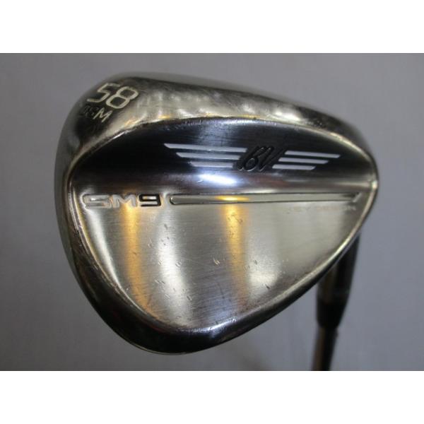 【美品】タイトリスト ボーケイSM9 58度 12D Titleist（タイトリスト） ボーケイSM9ブラッシュドスチール58-08M/DG