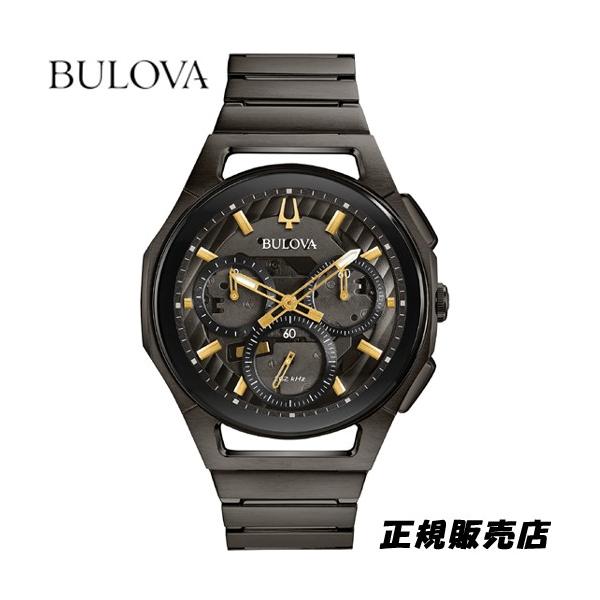 BULOVA（ブローバ） あすつく 腕時計 メンズ カーブ CURV クロノグラフ 