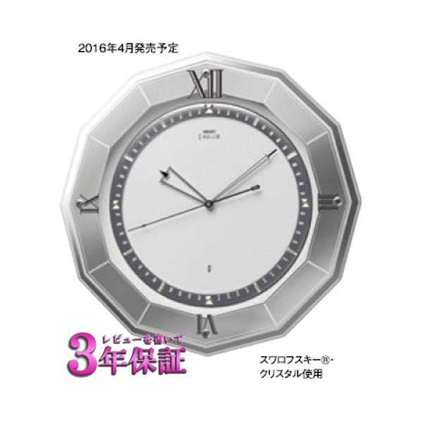 SEIKO EMBLEM 掛時計　スワロフスキー製クリスタライズつき スワロフスキー・クリスタルが煌く上質なデザイン SEIKO EMBLEM