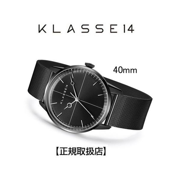 NX14   KLASSE14 40mmY@rv WDI19BB001M  DISCO VOLANTE Black with Mesh Strap