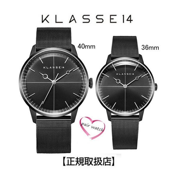 NX14   KLASSE14 yAEHb` 40mm-36@rv WDI19BB001M@WDI19BB001W  DISCO VOLANTE Black with Mesh Strap