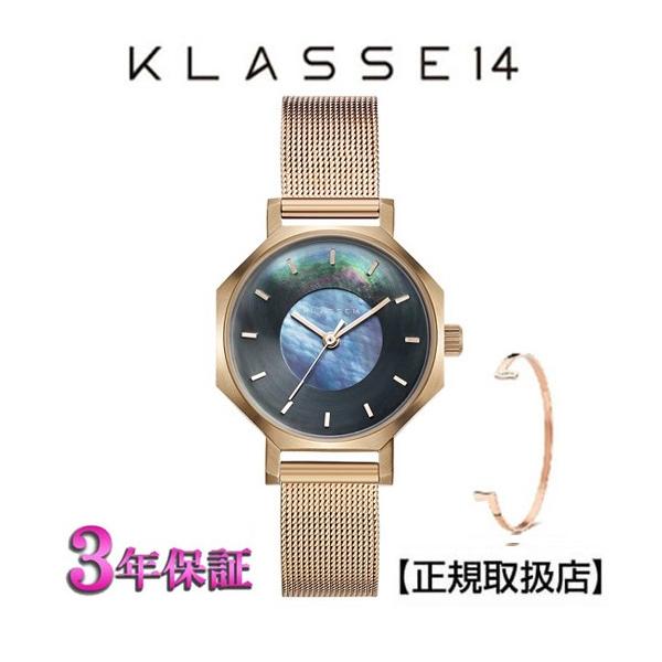 Klasse14 レディース腕時計 OKT RoseGoldMesh 28mm 個性的な八角形 KLASSE14 VOLARE OKTO 腕時計
