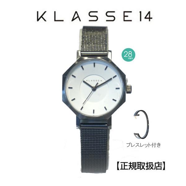 �N���X14�@�@�r���v Volare OKTO Gunmetal White with Mesh Strap 28mm [�u���X���b�g�t��] �@SS���b�V���x���g ���f�B�[�X WOK20GU001S [���K�A���i]