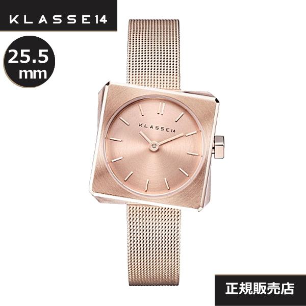 �N���X14�@Klasse14 �r���v�@WSN21RG001W�@25.5mm Spin Rose Gold with Mesh Strap ���b�V���X�g���b�v�������t���y���K�A���i�z