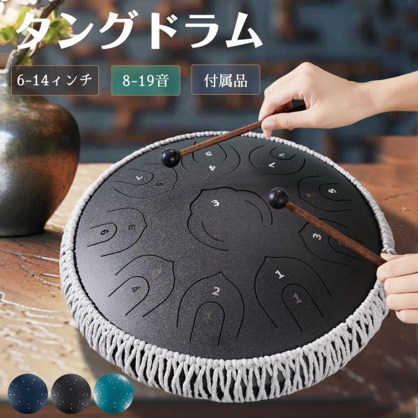 タングドラム スリットドラム 10インチ 11音 スチールタングドラム