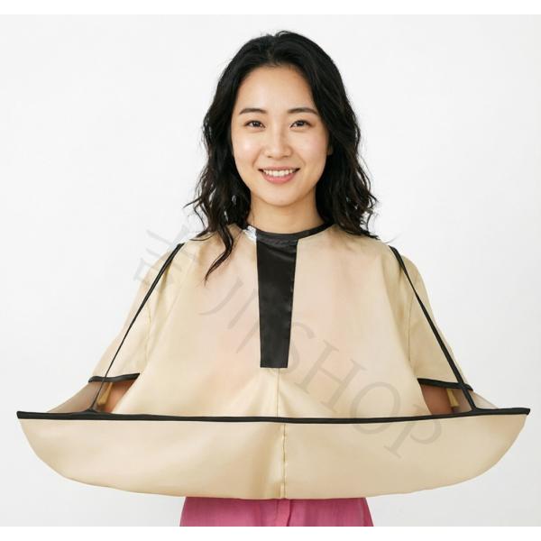 即納 散髪ケープ ヘアケープ 自宅 おうち ヘアカット 散髪 ケープ 理髪 ヘアーエプロン 散髪用 ケープ ヘア カット ジャンボ散髪マント クロス 袖