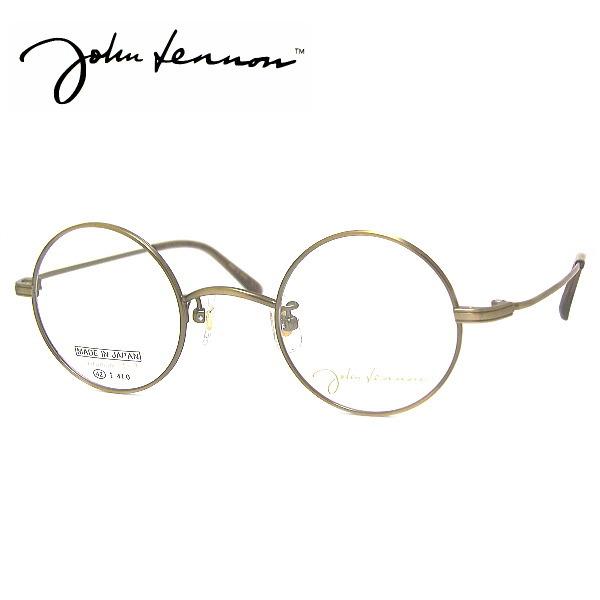 丸メガネ John Lennon JL-1063 col.2シルバーデミ丸眼鏡 ジョン・レノン JL-1063 カラー：アンティークダークグレイ