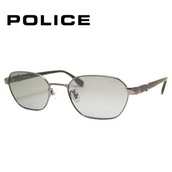 POLICE ポリス SPLT74J-568P サングラス 偏光レンズ Shiny Gunl メンズ・レディース  ステンレス×アセテート フルリム splt-74j POLICE（ポリス） サングラス POLICE SPLT74J COL-568P 偏光 メンズ