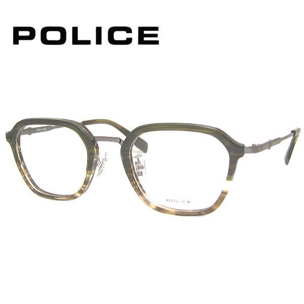POLICE（ポリス） メガネフレーム POLICE VPLV10J COL-04OK SIZE-49