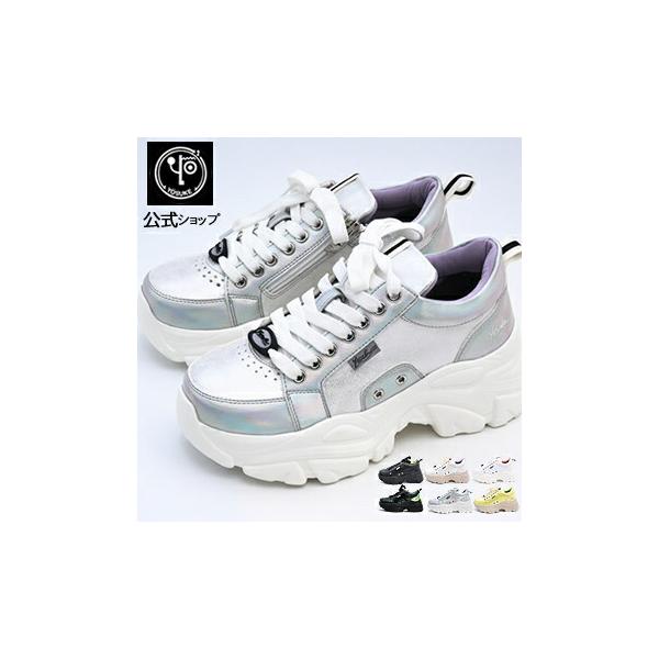 ヨースケ YOSUKE 厚底スニーカー レディース 歩きやすい 6.5cm ダッドスニーカー ※公式SHOP特典キズ補修液付「爆買」