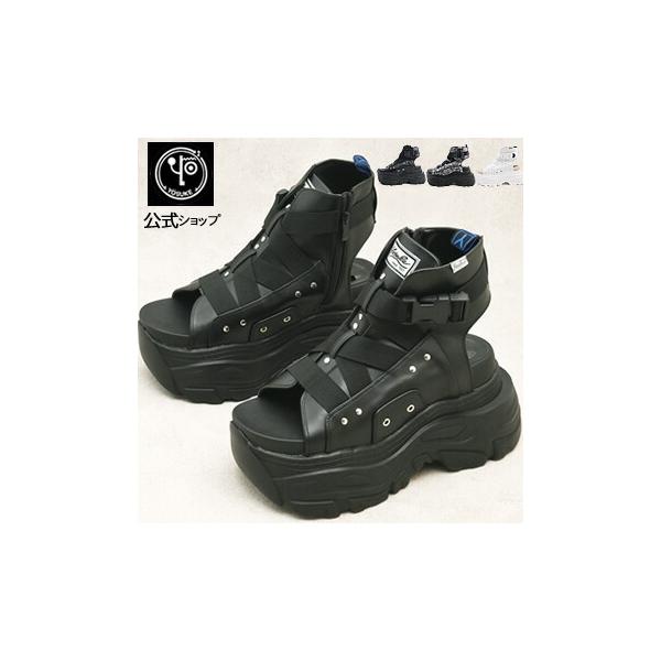 ヨースケ YOSUKE 厚底 ブーツサンダル メンズ 9cm 厚底フラットソール スニーカーサンダル ※公式SHOP特典キズ補修液付 爆買