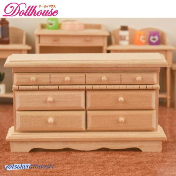 ドールハウス タンス 棚 ミニチュア 家具 木製 1/12 : 四倉忠ショップ