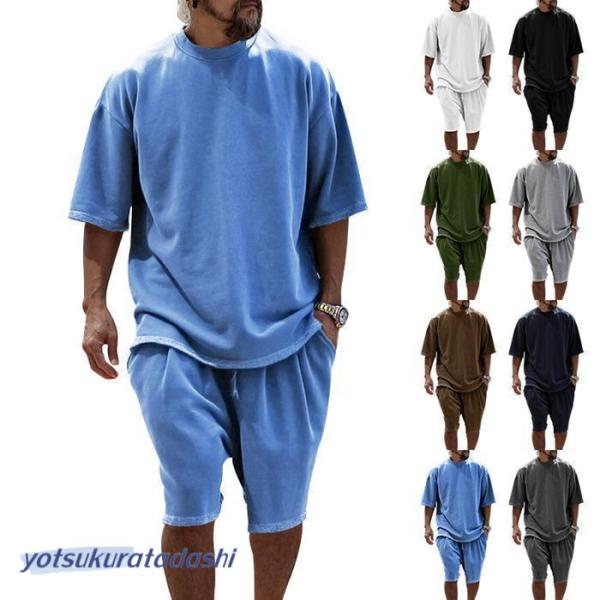 メンズ上下セットフード半袖Tシャツショートパンツ夏カジュアル 楽天市場】セットアップ メンズ 夏用 重ね着風 半袖パーカー 半