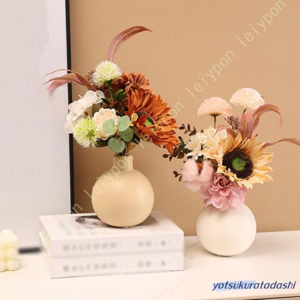 爆買 花瓶 陶器 フラワーベース 小さい 高さ12cm 花びん 花器 一輪挿し 