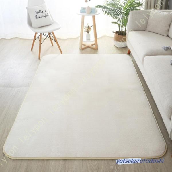 ラグ カーペット フランネル 200*300cm 6畳 防音 抗菌 防ダニ 滑り止め付 防水 オールシーズン ラグマット マット ラグカーペット 北欧 モダン ラグ 厚手
