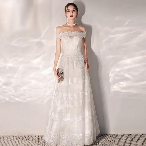 即納 最大半額 Aラインドレス 結婚式 ウェティグドレス パーティードレス ロングドレス 安い 送料無料 エンパイア 白 花嫁 ドレス 花嫁 海外挙式 二次会 大きいサイズ Aライン サイズ Xl Www Dpmptsp Gorutkab Go Id