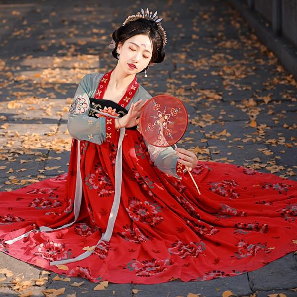 唐装漢服 漢服仙女 中国古風 中華服 漢服 チャイナ服 チャイナドレス ワンピース コスプレ 中国古代衣装 女性 ロングドレス おしゃれ ステージ 撮影 2色入 Zhfz067 優美japan 通販 Yahoo ショッピング