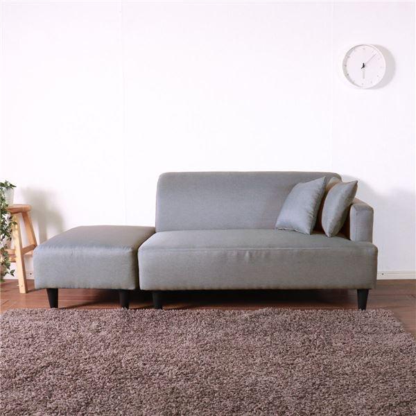 コンパクトカウチソファ グレー ソファ ソファー コンパクトソファー カウチソファー オットマン おしゃれ Ds ゆにゅうどっとねっと 通販 Yahoo ショッピング