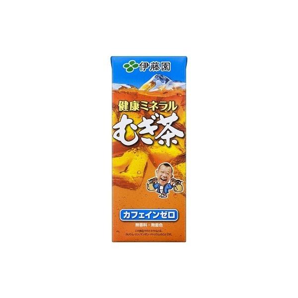 麦茶 むぎ茶 伊藤園 紙パック 健康ミネラルむぎ茶 250ml×24本 1ケース  熱中症対策