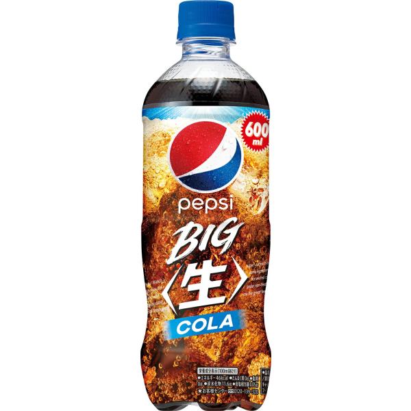 (サントリー商品2ケース以上送料無料_おまとめ注文用)サントリー ペプシ コーラ (生) 600ml ×24本 ペットボトル (※沖縄県配送不可)