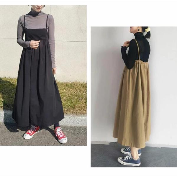 ワンピース サロペット レディース オールインワン キャミワンピース ジャンパースカート 重ね着 無地 オーバーオール ゆったり 着痩せ Ol Buyee Buyee Japanese Proxy Service Buy From Japan Bot Online