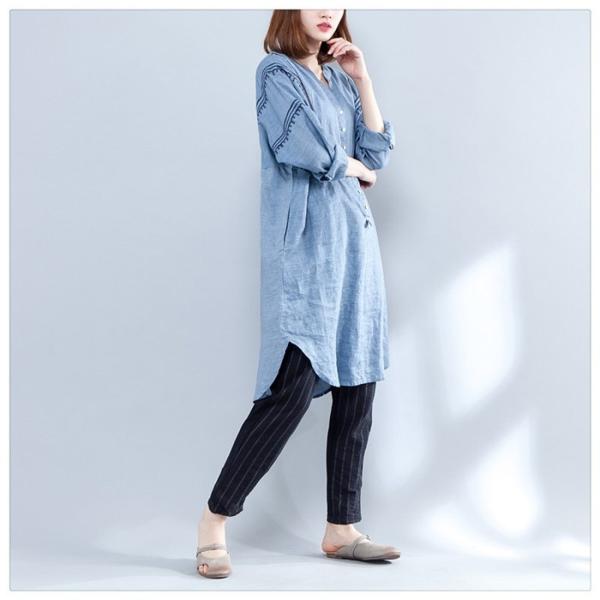 ❗お値下げしました❗カットワーク刺しゅう ジャージーチュニックシャツ ❗お値下げしました❗カットワーク刺しゅう ジャージー