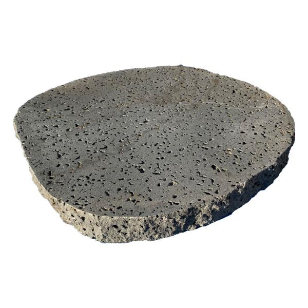 飛石 溶岩ブラシ 直径45cmx厚み4cm 16kg : E-garden ヤフー店 - 通販