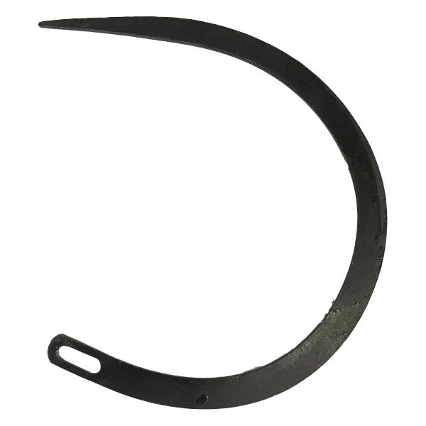 クリバリ 曲り シュロ縄針 全国送料無料 代引き不可ヤマト運輸ネコポスで発送いたしますクリバリ　曲り張り出し部分で約17ｃｍ縦　約17ｃｍくり針の穴にシュロ縄を結びつけ、透き間なく並ぶ立子（組子）の間に針を通して、シュロ縄を垣の表側から裏側...