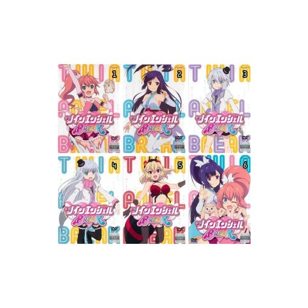 全巻セット【中古】DVD▼ツインエンジェル BREAK(6枚セット)第1話～第12話 最終 レンタル落ち ツインエンジェル BREAK 全6枚 第1話〜第12話 最終 レンタル落ち 全巻