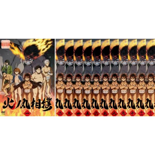 全巻セット【中古】DVD▼火ノ丸相撲(12枚セット)第1話～第24話 最終▽レンタル落ち 火ノ丸相撲 全12枚 第1話〜第24話 最終 レンタル落ち 全巻セット