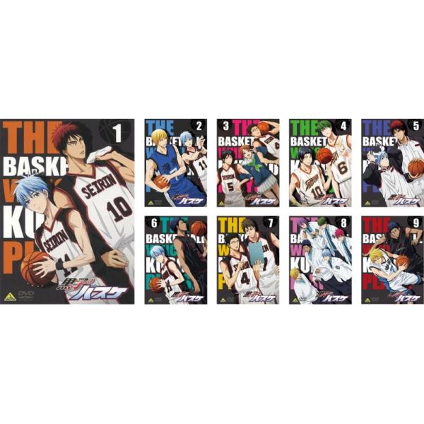 黒子のバスケ 全9枚 第1話〜第25話▽レンタル用 全巻セット 中古 DVD